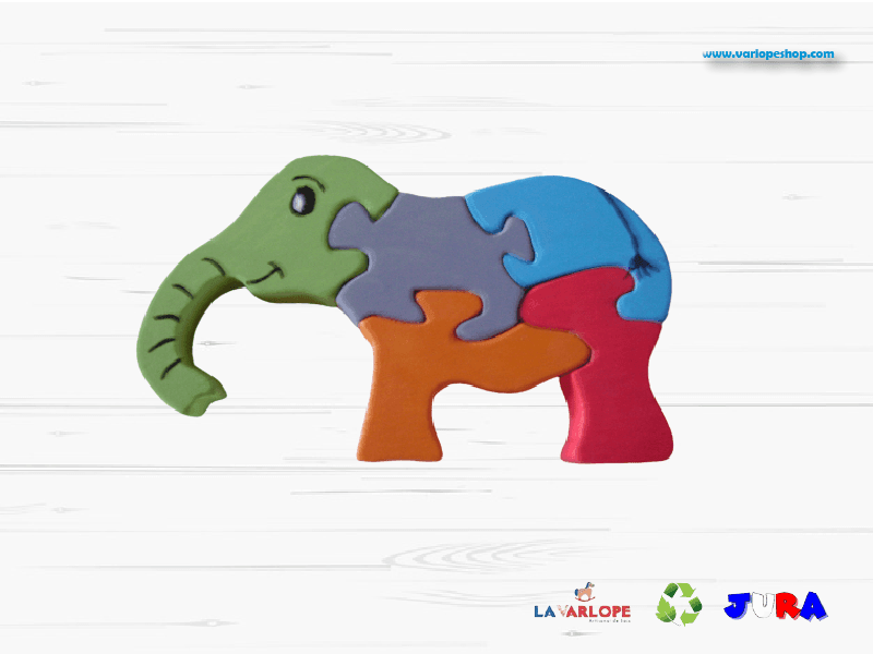 Puzzle éléphant la varlope