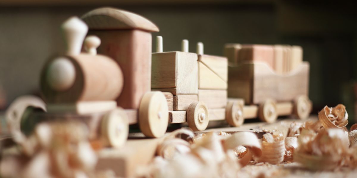 jouet en bois esthétique 
