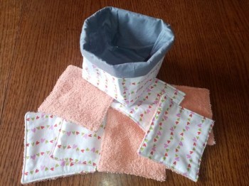 lingettes démaquillantes tissu zéro déchet