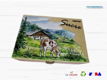 Boites à sucre en bois