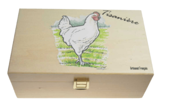 boite à tisane en bois la tisanière