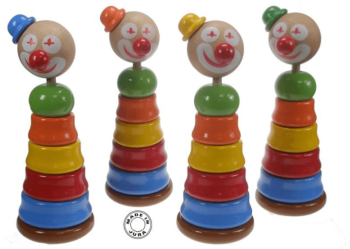 Clown empilable pour bébé
